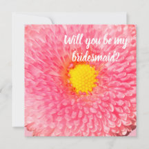 ¿Serás mi tarjeta floral de dama de honor?