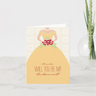 ¿Serás Mi Tarjeta Para La Novia (girasoles)?
