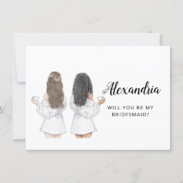 ¿Serás mi tarjeta plana de propuesta de dama de ho