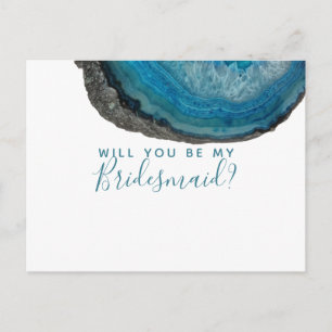 ¿Serás mi tarjeta postal de novia gemstone?