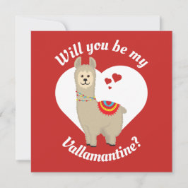 ¿Serás mi Vallamantino? Llama Valentine