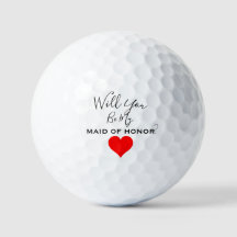 ¿SERÁS MIS PELOTAS DE GOLF DE DAMA DE HONOR?