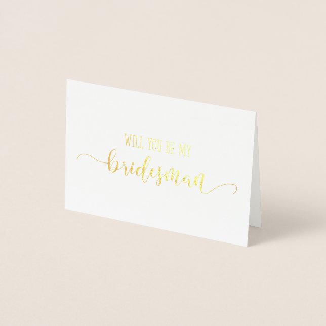 ¿Serás Nuestra Tarjeta De Propuesta De Boda De Nov (Anverso)
