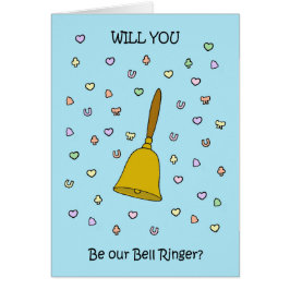 Serás nuestro Bell Ringer Confetti y Bell