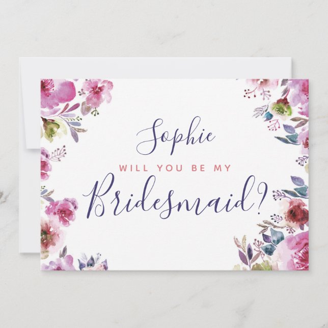 ¿Serás tú? Tarjeta de boda personalizada (Anverso)