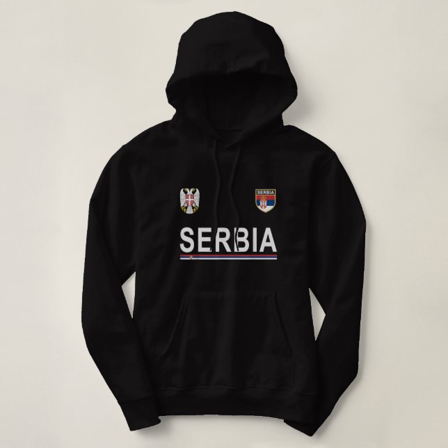Serbia Soccer - Jersey de fútbol serbio 2017 (Diseño del anverso)