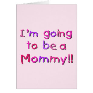 Seré una mami - rosa y púrpura