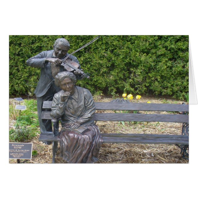 Serenade Pareja Anciana Jardín Botánico (Anverso (Horizontal))