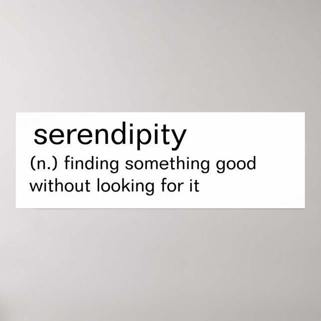 Serendipia - Arte de pared minimalista (Frente)