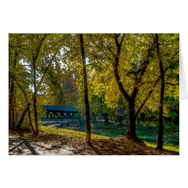 Serene Autumn Walk Painterly (Anverso (Horizontal))