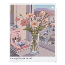 Serene Bloom Ventana Ver Arte Imprimir