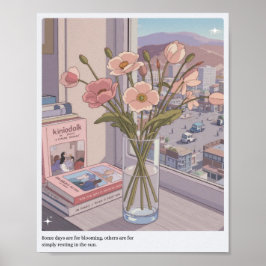 Serene Bloom Ventana Ver Arte Imprimir