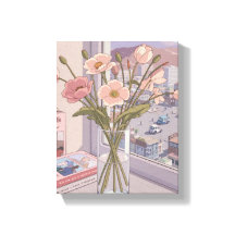 Serene Bloom Ventana Ver Arte Imprimir