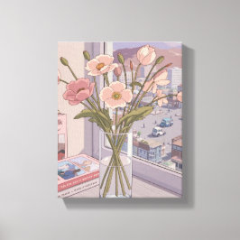 Serene Bloom Ventana Ver Arte Imprimir