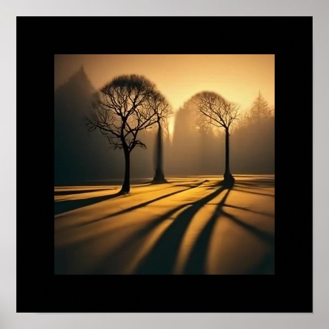 Serene Landscape Wall Art para decoración doméstic (Frente)