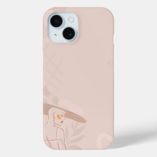 Serene Muse - Funda Minimalista de Art Mobile