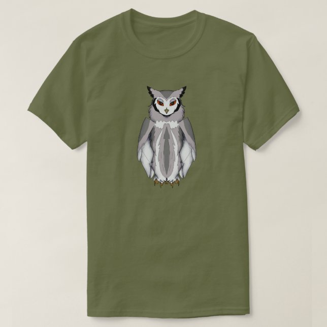 Serene Owll con la camiseta Amber Eyes (Diseño del anverso)