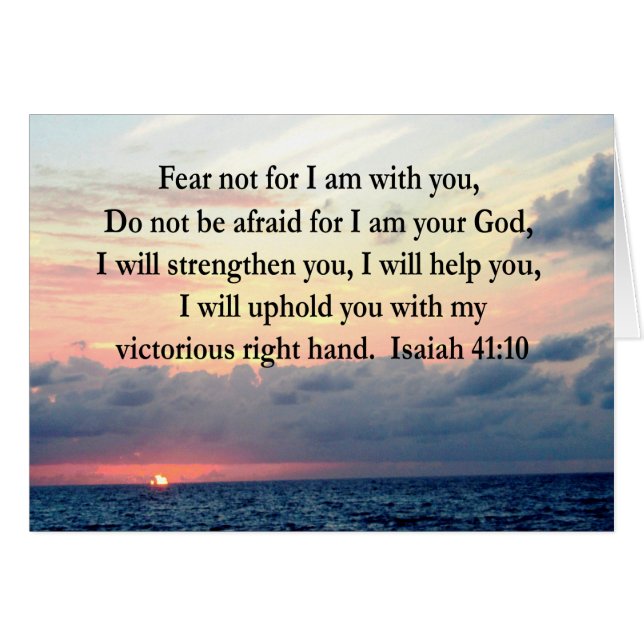SERENE SUNRISE ISAIAH 41:10 (Anverso (Horizontal))