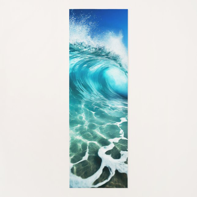 Serene Wave Yoga Mat (Anverso)