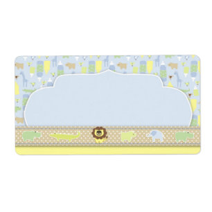 Serengeti Baby Name Etiqueta