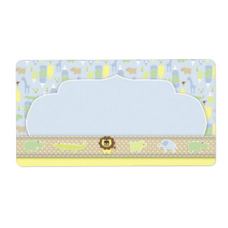 Serengeti Baby Name Etiqueta