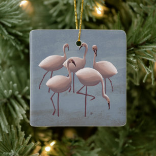 Serengeti Pink Flamingos Decoración de vida salv