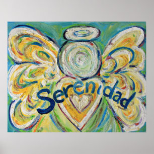 Serenidad Angel Art Posters