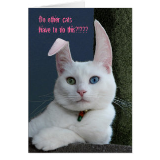 Serenidad como tarjeta Bunny - personalizada