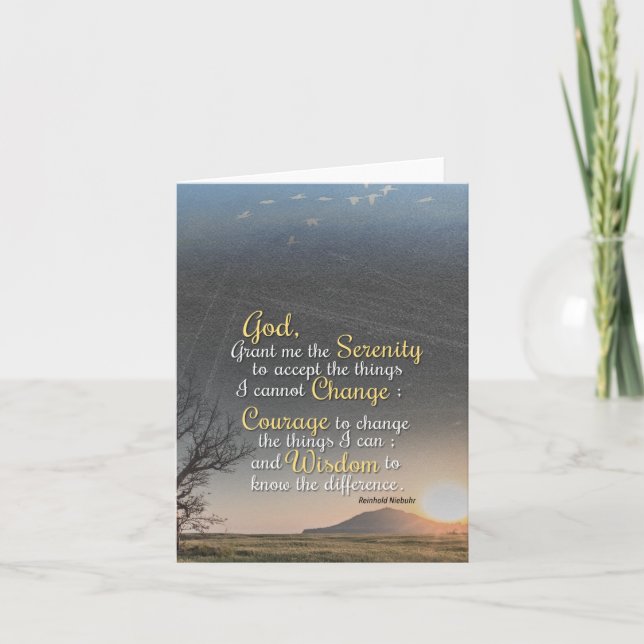 Serenidad, coraje y sabiduría (Anverso)