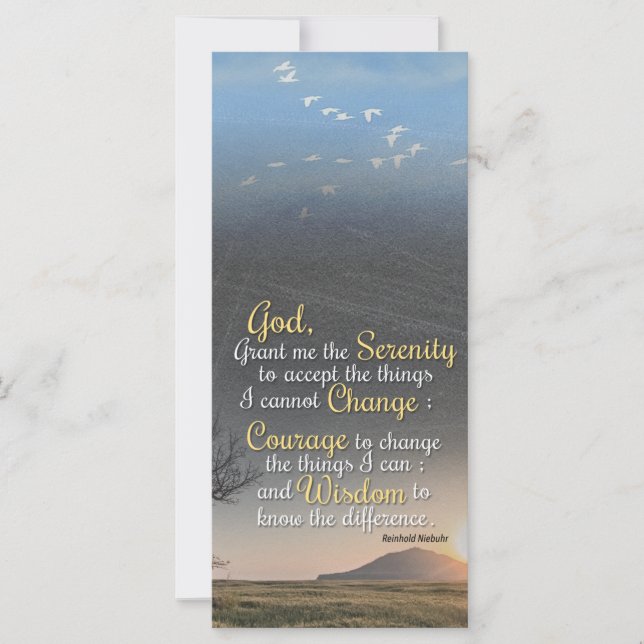 Serenidad, coraje y sabiduría (Anverso)