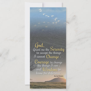 Serenidad, coraje y sabiduría