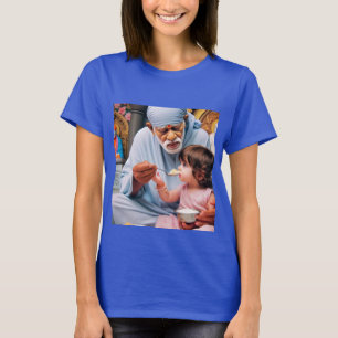 Serenidad Divina: camiseta de color de agua de Sai