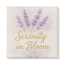 Serenidad en Flor — Imán 