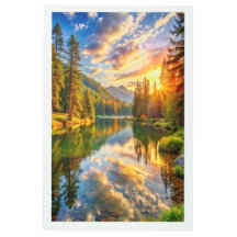 Serenidad poster en la Naturaleza.