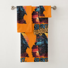 Serenidad salvaje: Lobo azul y armonía de atardece