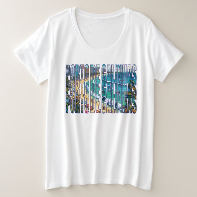 Serenidad tropical Porto de Galinhas Souvenir (Anverso del diseño)