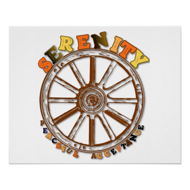 Serenity - Peaceful Acceptance Poster (Anverso)