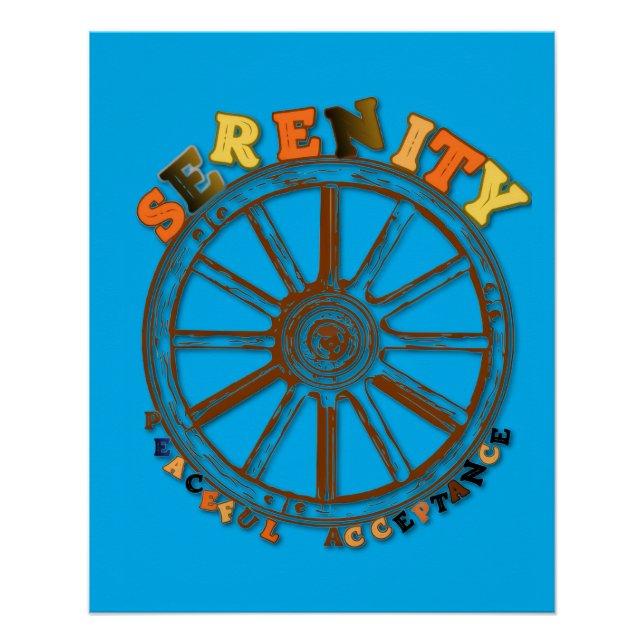 Serenity - Peaceful Acceptance Poster (Anverso)