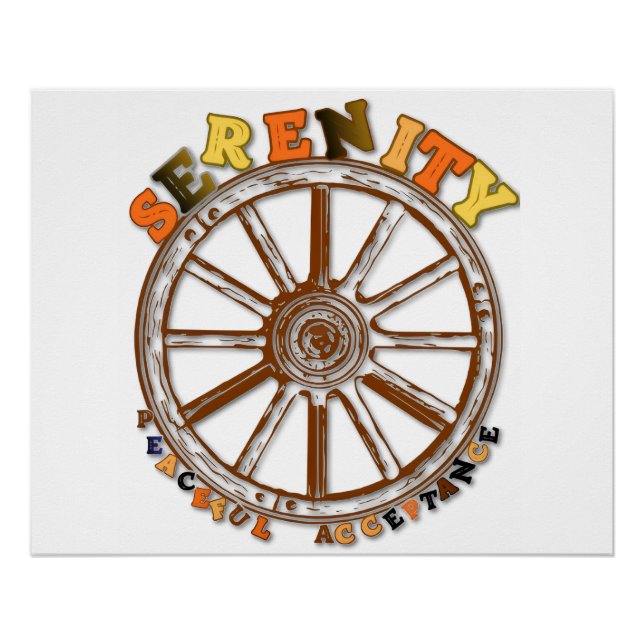 Serenity - Peaceful Acceptance Poster (Anverso)