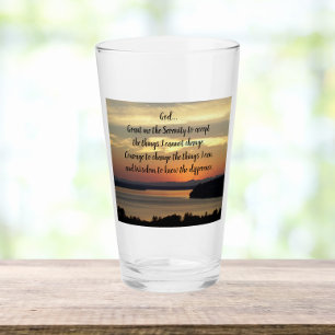Serenity Prayer Naranja Seascape Sunset