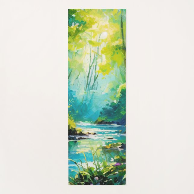 Serenity Stream Yoga Mat (Anverso)