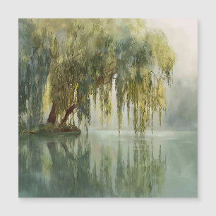 Sereno Arte de la Naturaleza con Reflexión del Sau