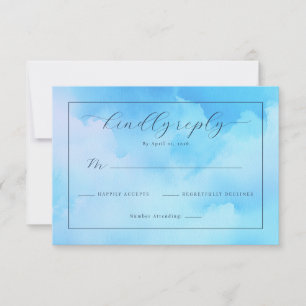 Sereno Azul Acuarela RSVP