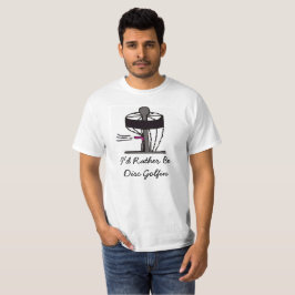 Sería bastante camiseta del golfin del disco