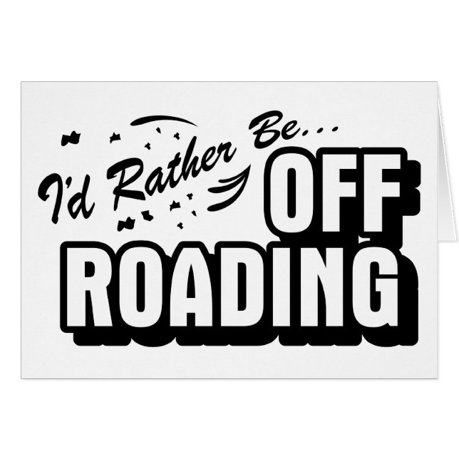 Sería bastante Off-Roading (Anverso (Horizontal))