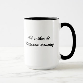 Sería bastante taza de café del baile de salón de