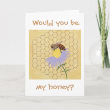 ¿Serías mi miel, Tarjetas del día de San Valentín