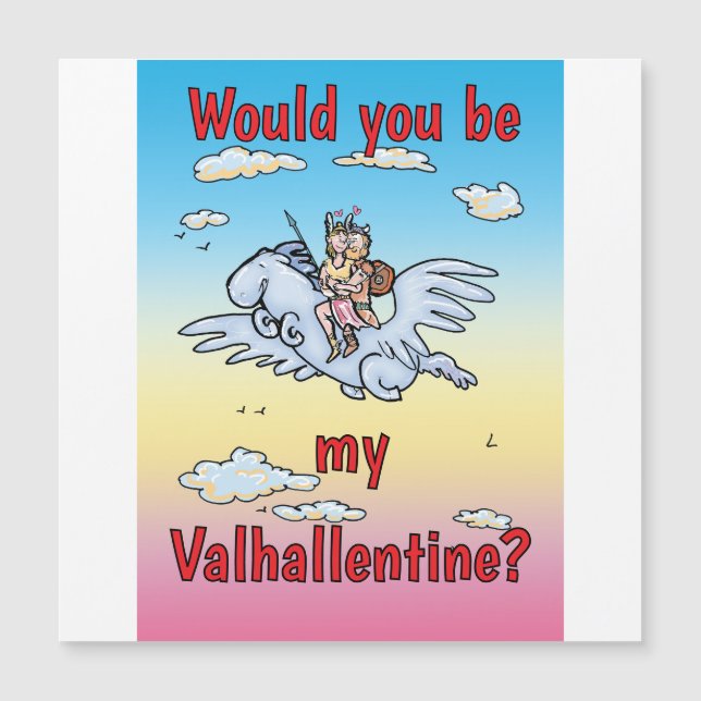 ¿Serías mi Tarjeta Magnética de Valhallentín? (Anverso)