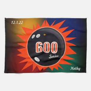 Serie 600 Bowling con colores, toalla