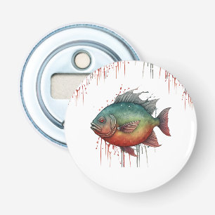 Serie acuarela: abridor de frascos Piranha